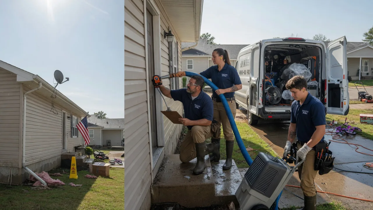 Ceiling Water Damage Restoration in Summerfield, OH near me